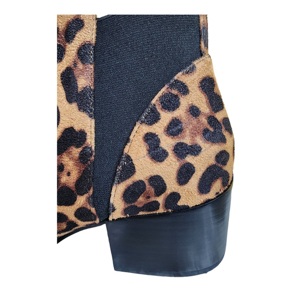 Chinese Laundry Finn Leopard Print Ankle Bootie Women’s Size 6.5 - Picture 8 of 12